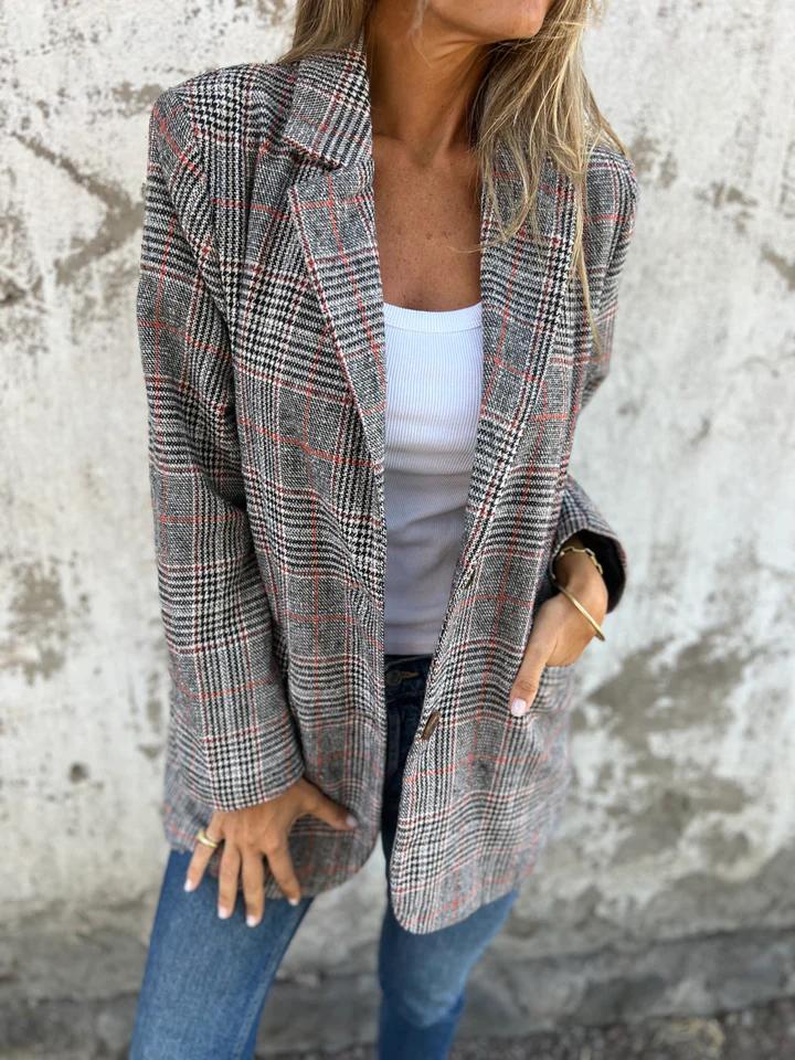 Liora — Women's Breathable Cotton Blazer with Tailored Fit