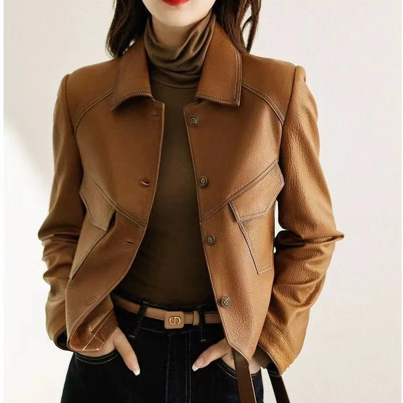 Vegan Leather Jacket™ — Own Every Room with Bold Power and Supreme Comfort