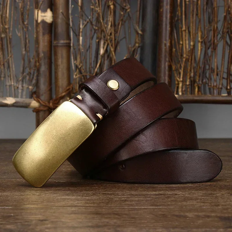 Full-Grain Leather Belt™ — Command Attention with Timeless Strength and Unstoppable Style