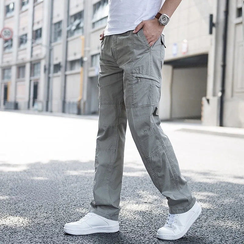 Tavren Cargo Pants — Organic Cotton Stretch Workwear with Utility Pockets