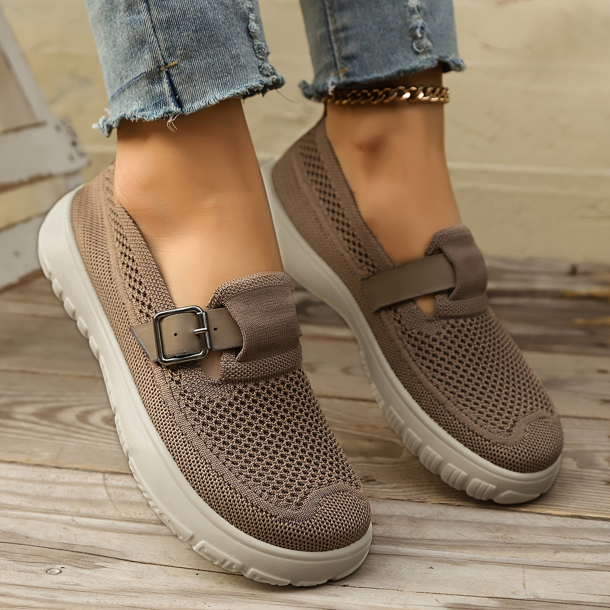 Norlan — Women's Ultra Comfortable Knitted Loafers with Ergonomic Support