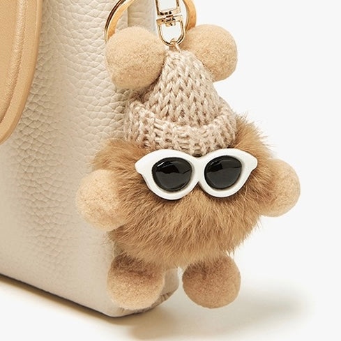 Liora — Women's Genuine Leather Mini Crossbody Phone Bag with Rabbit Design