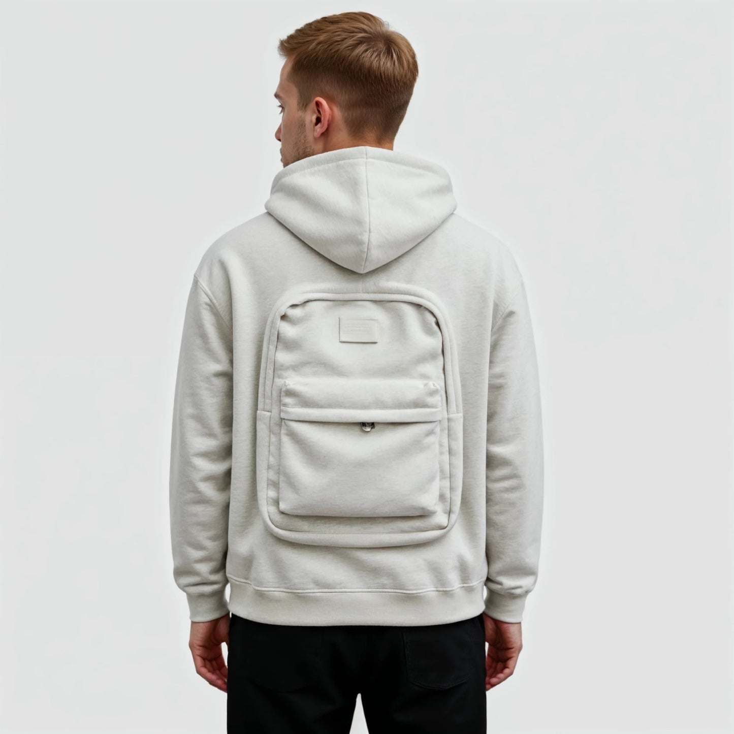 Tazziro TravelShell — Men's Jacket with Built-In Hidden Backpack