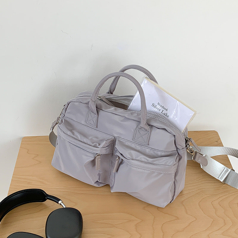 Kalen — Lightweight Nylon Crossbody Bag with Zipper Compartment