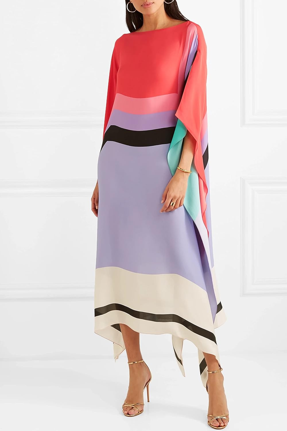 Nexora | Elegant Kaftan With Geometric Print