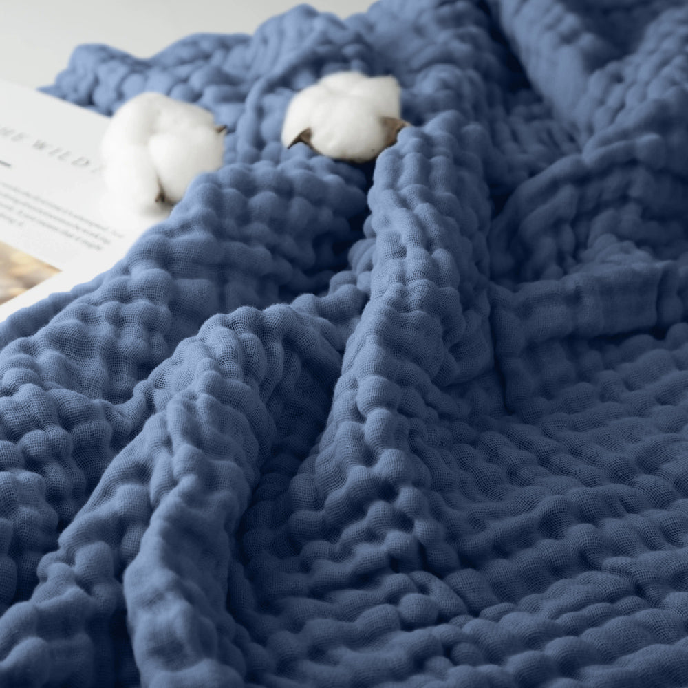 Avrena — 100% Cotton Muslin Blanket with Breathable Softness