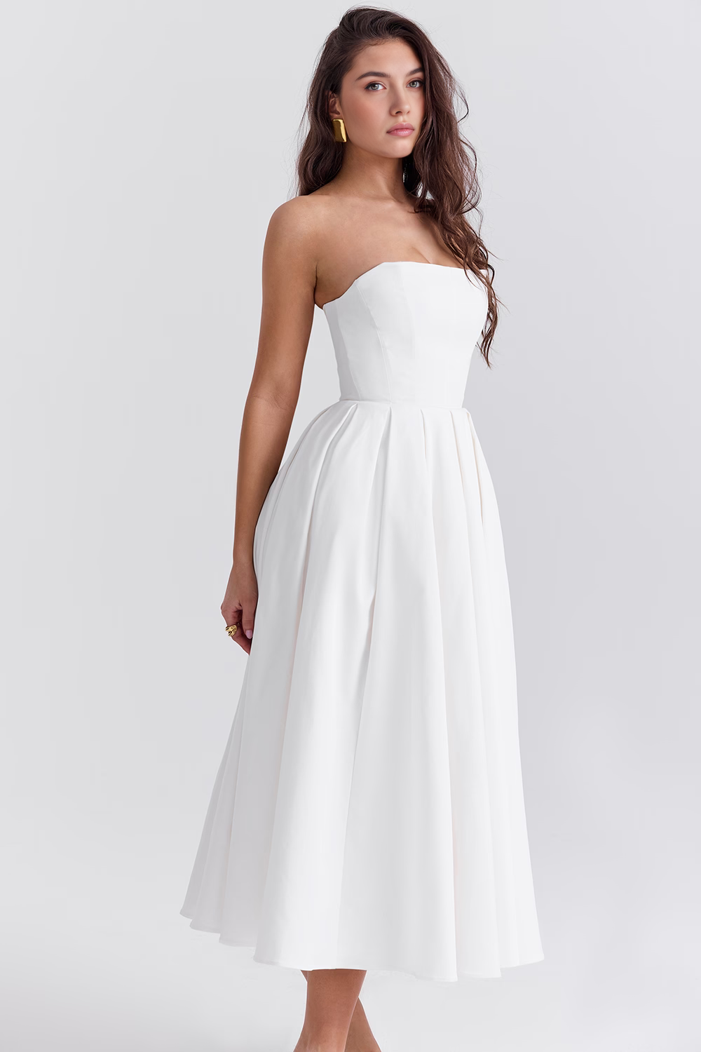 Liora — Elegant Bustier Dress with Waist-Defining Corset for Special Events