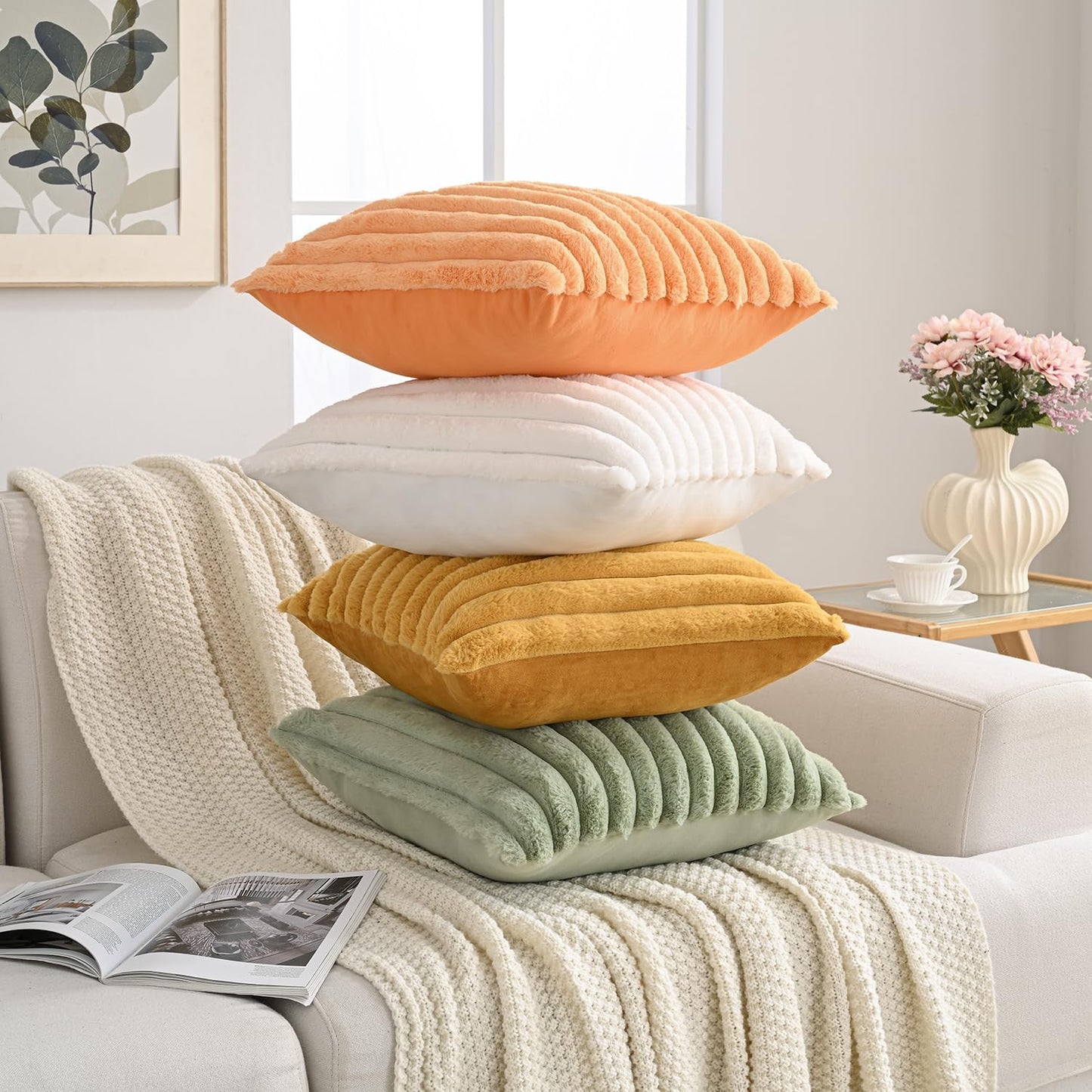 VelvetRogue™ 5-piece pillow set — Wrap Your Space in Plush Luxury and Bold Style