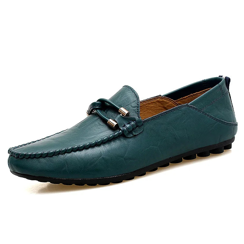 Norvo — Genuine Leather Driving Loafers with Flexible Sole