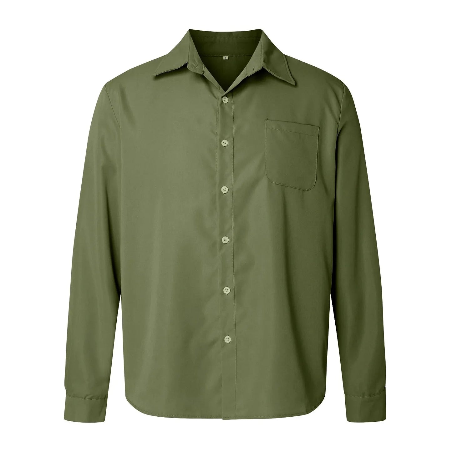 Orven Textured Button-Up Shirt — Tailored Cotton Shirt with Soft Brushed Finish