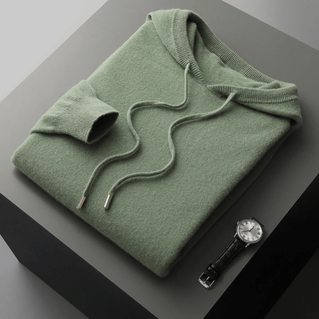 Veyden — Extra-Fine Merino Wool Hoodie with Moisture-Wicking Knit