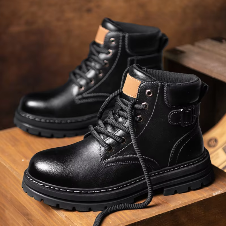 Norla Boots — Genuine Leather Durable Casual Boots with Adjustable Buckle