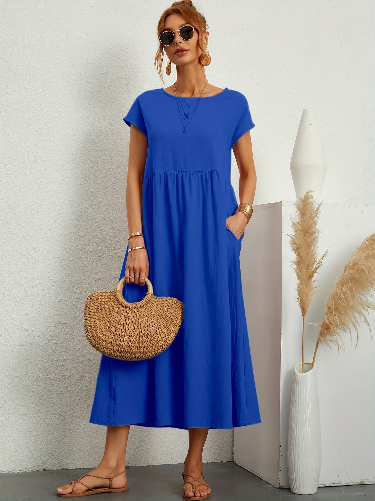 VeraLuxe™ Casual Dress — Effortless Elegance That Commands Every Room