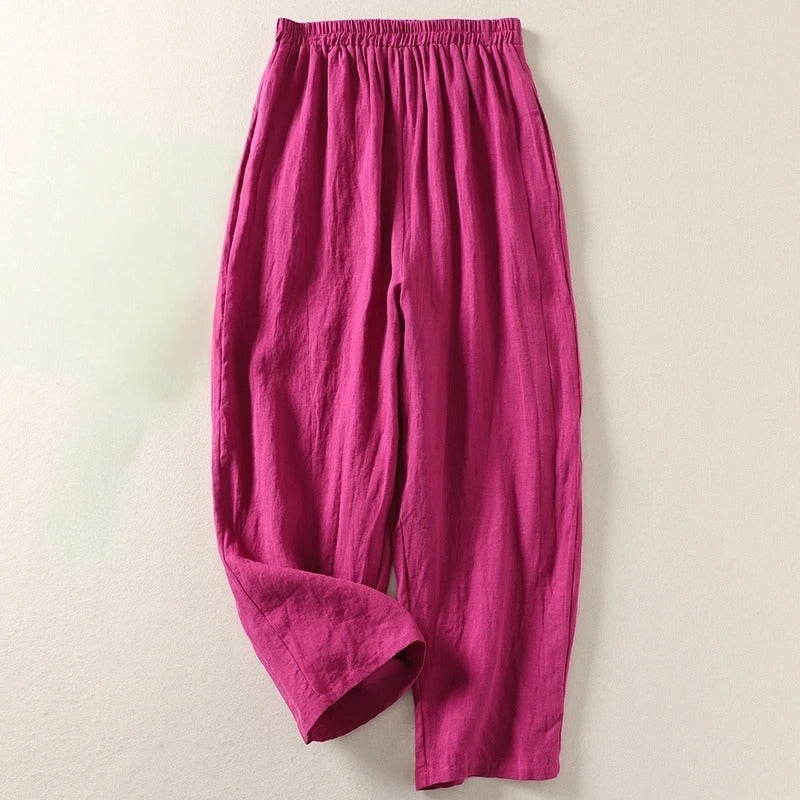 AeroLuxe Linen™ Pants — Feel Fresh and Command Every Room with Effortless Cool Comfort