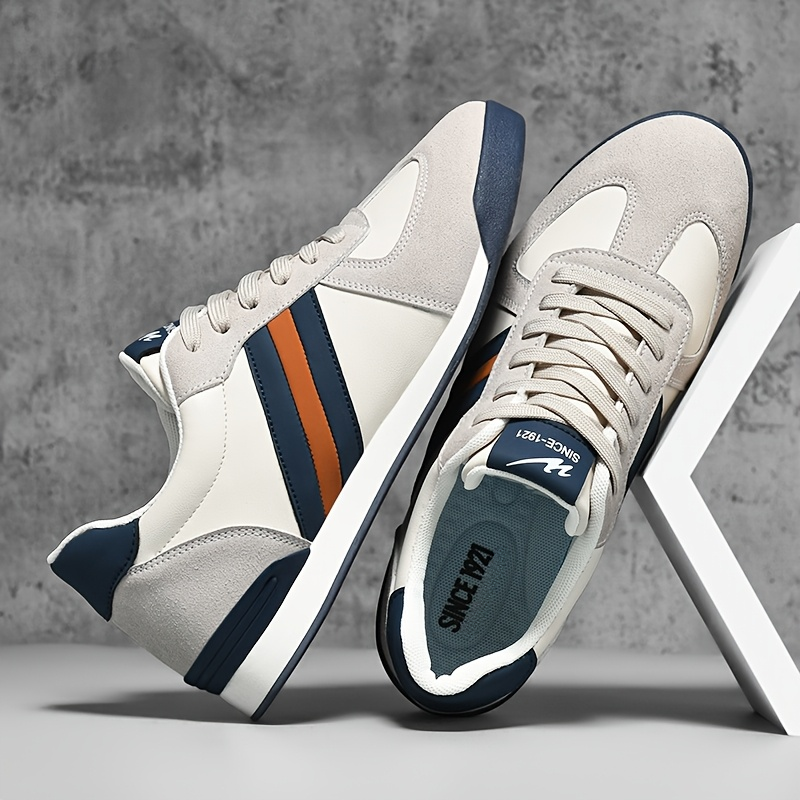 Veroa — Genuine Leather Retro Sneakers with Cushioned Sole