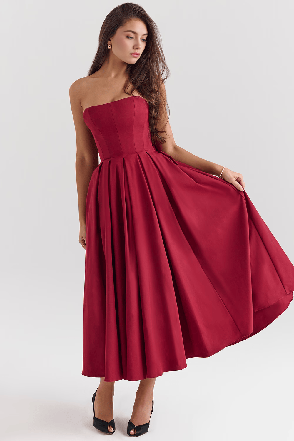 Liora — Elegant Bustier Dress with Waist-Defining Corset for Special Events