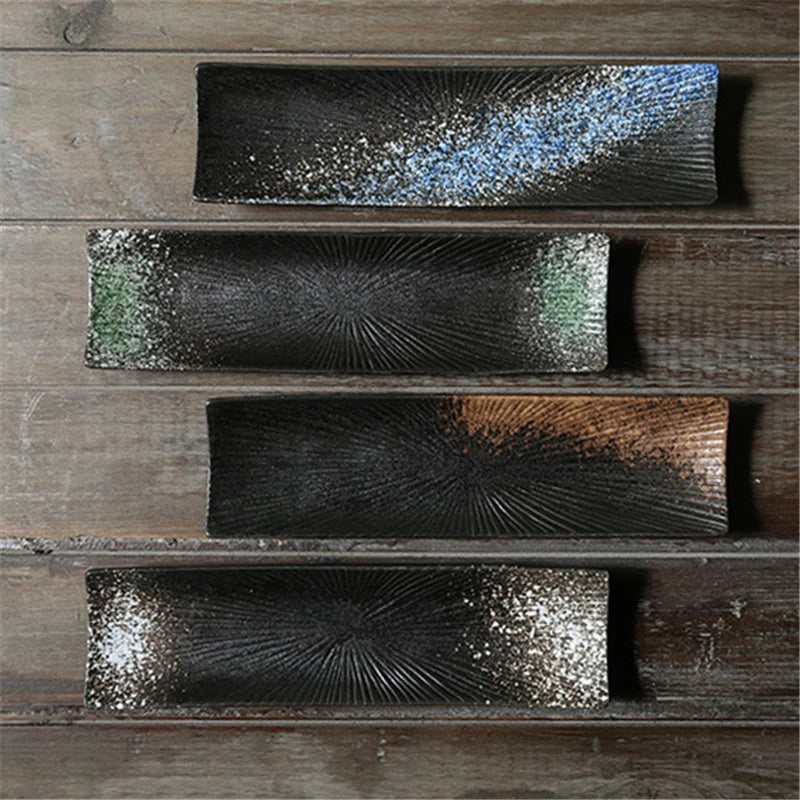 Liora — Minimalist Ceramic Sushi Plate with Elegant Design