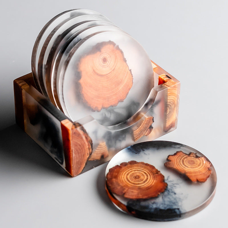PineGuard™ Coasters — Rugged Pine Power That Defends Your Furniture in Style