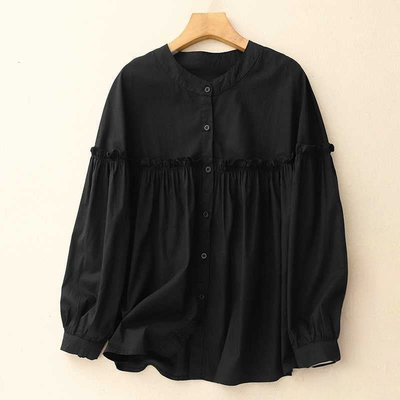 Liora — Featherlight Linen Shirt with Flattering Waist Detail
