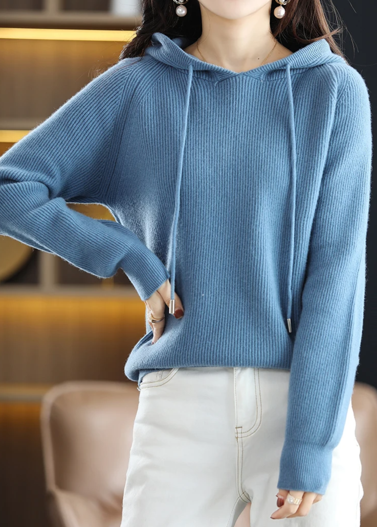 Norla — Soft Wool Cashmere Hoodie with Lightweight Insulation