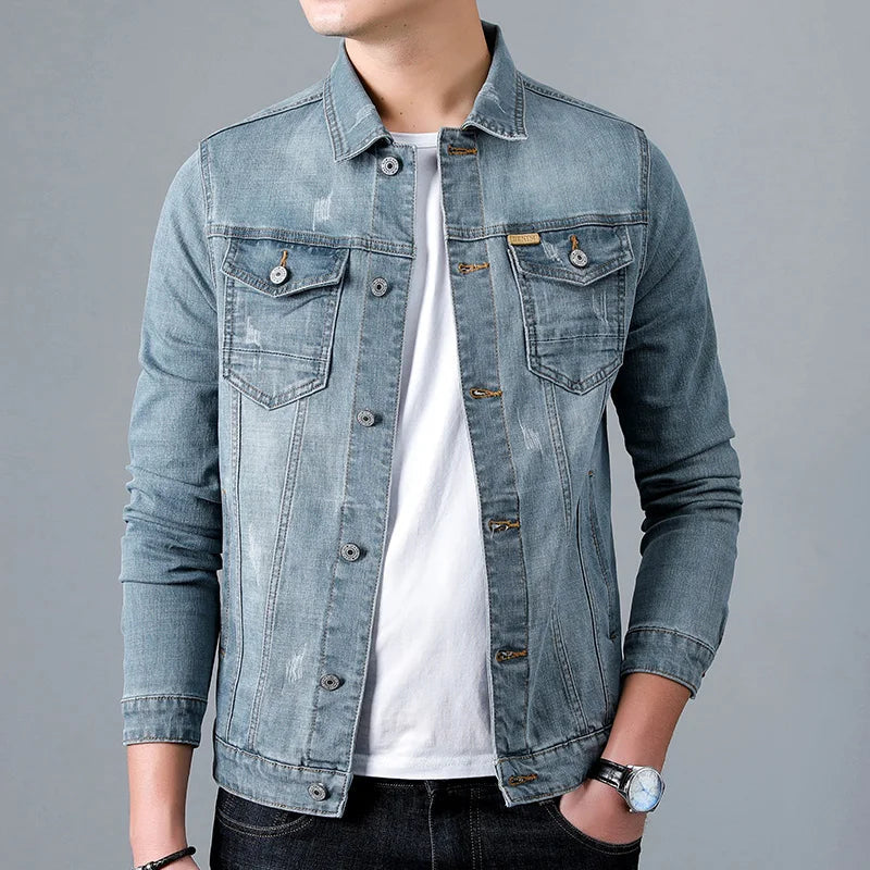 Bone-Hard Denim Jacket™ — Command Respect with Every Powerful Fade and Unstoppable Edge
