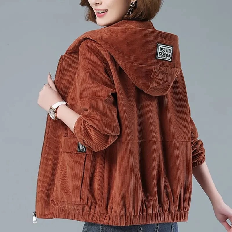 Norla Corduroy Hooded Jacket — Soft Mid-Weight Layering Jacket