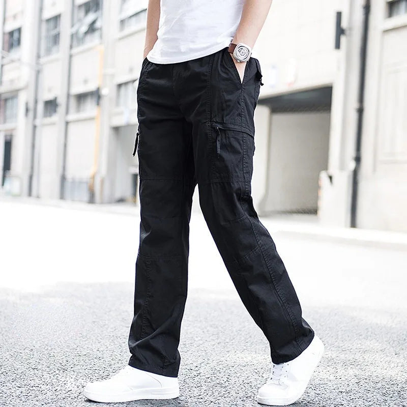 Tavren Cargo Pants — Organic Cotton Stretch Workwear with Utility Pockets
