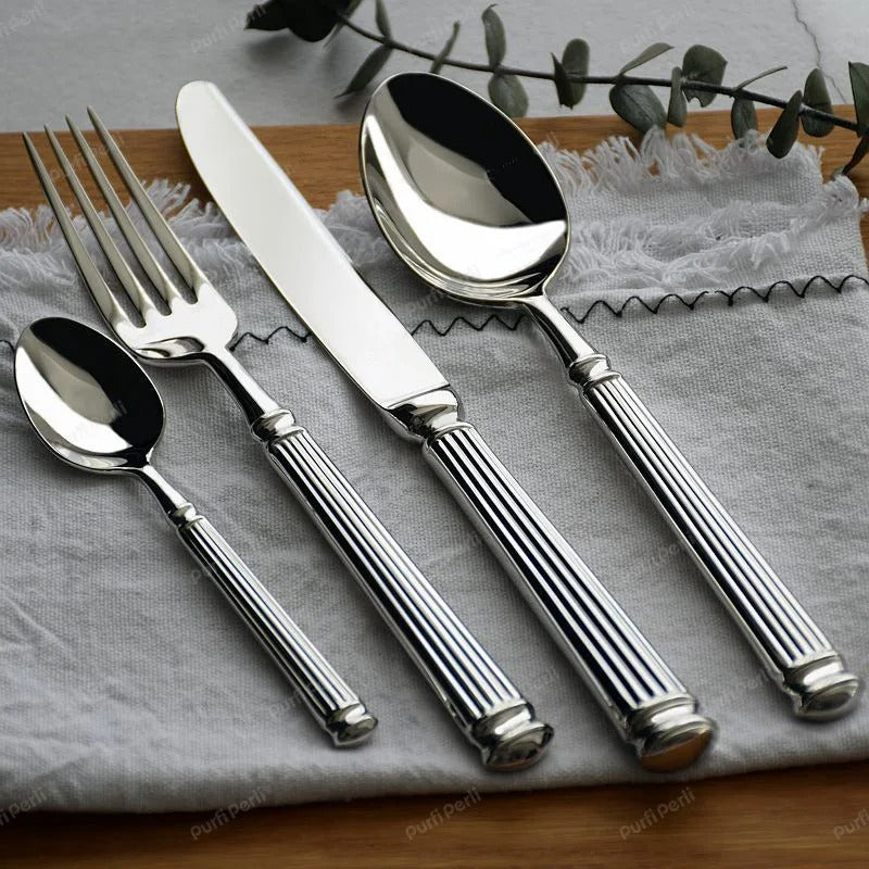 VeroLux™ Elite Flatware — Command Respect and Dine Like Royalty Every Time