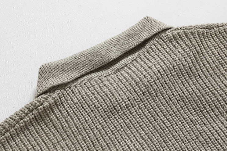 Norla — Knitted Half-Zip Sweater with Adjustable Collar