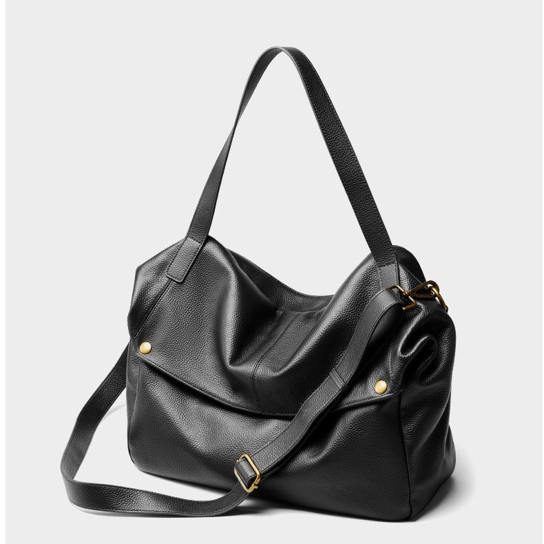 Lioren — Women's Genuine Leather Soft Minimalist Casual Tote Bag