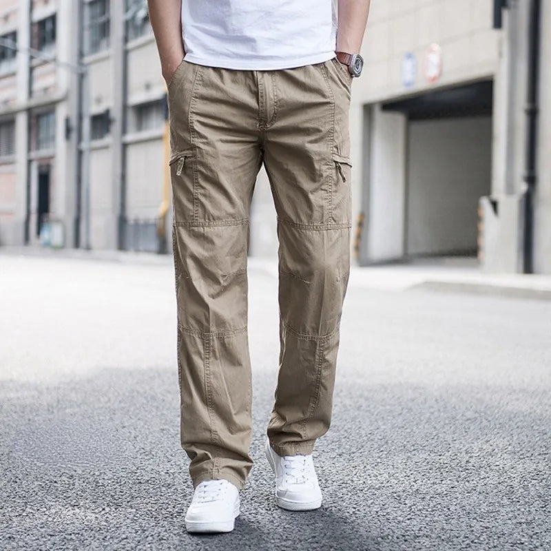 Tavren Cargo Pants — Organic Cotton Stretch Workwear with Utility Pockets