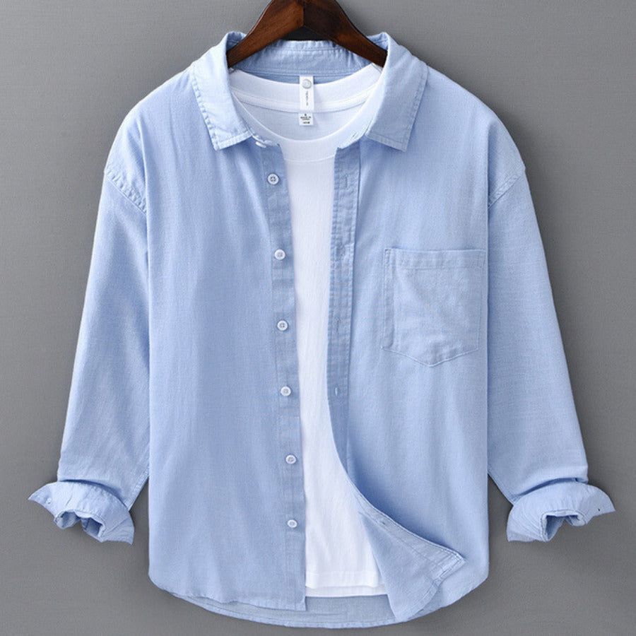 Norla Linen Shirt — Breathable Relaxed Fit Button-Down Shirt