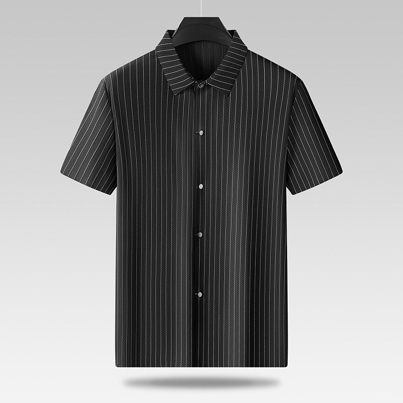 Zenturo Silk Stripe Shirt