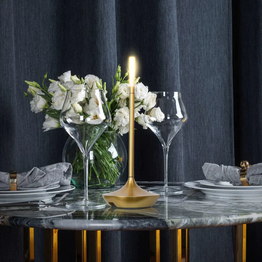 Lioren — Modern Candlestick Light with Touch Dimming and Rechargeable Battery