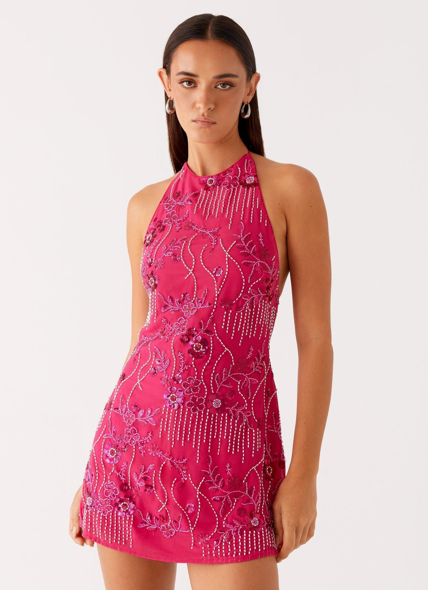 Leo Beaded Mini Dress™ — Command Every Room with Sculpted, Unstoppable Confidence