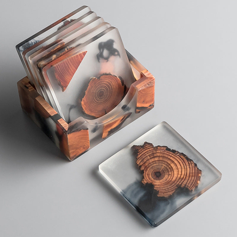 PineGuard™ Coasters — Rugged Pine Power That Defends Your Furniture in Style