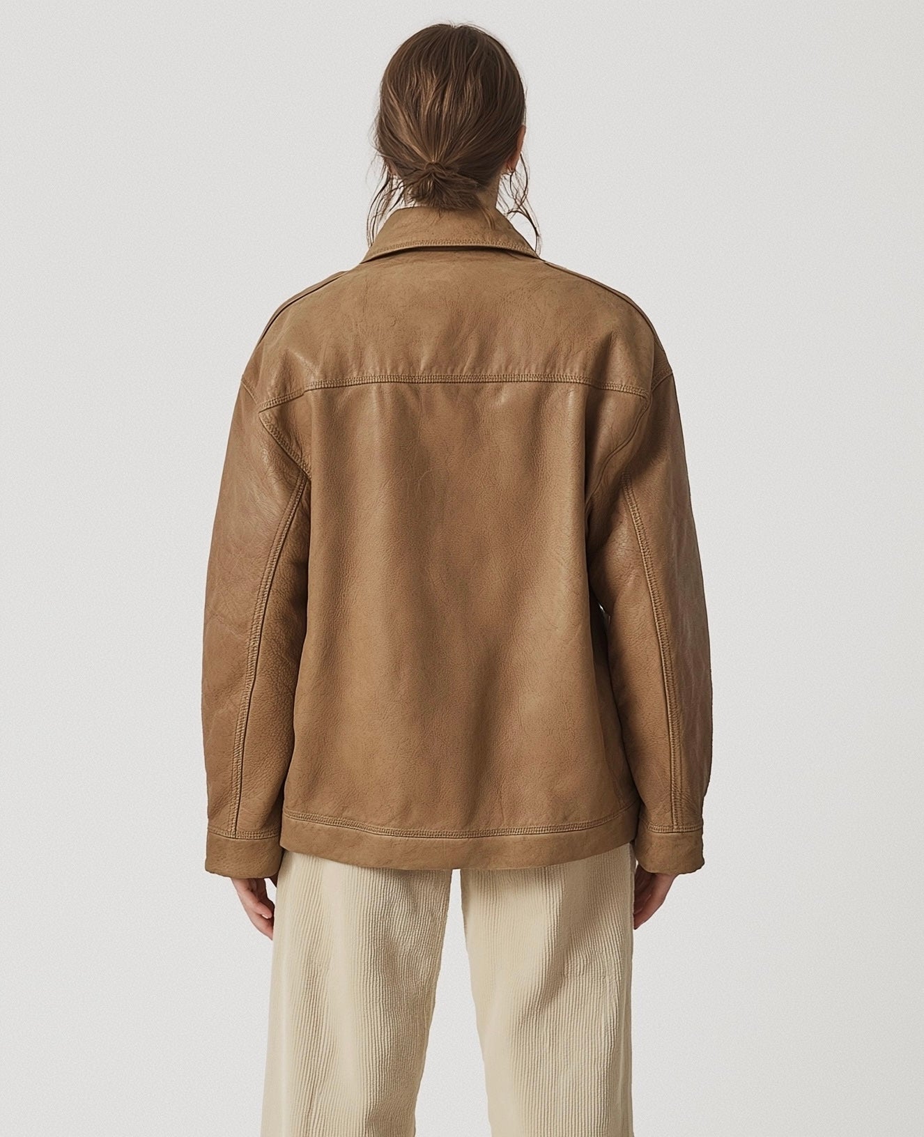 Tan Brown Leather Jacket™ — Ignite Unstoppable Confidence and Own Every Room Instantly