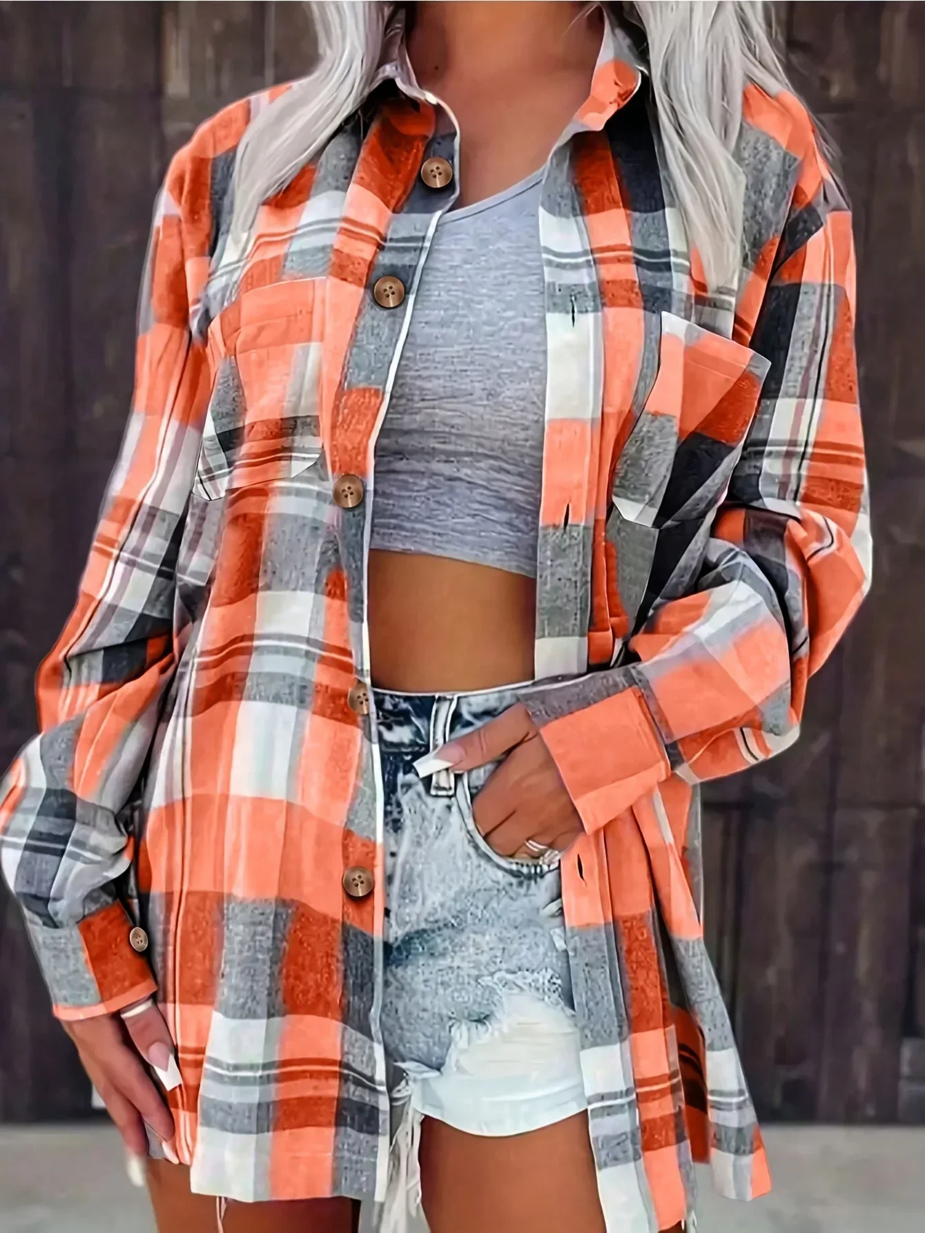 PlaidFlex™ — Effortless Comfort That Moves With Your Confidence