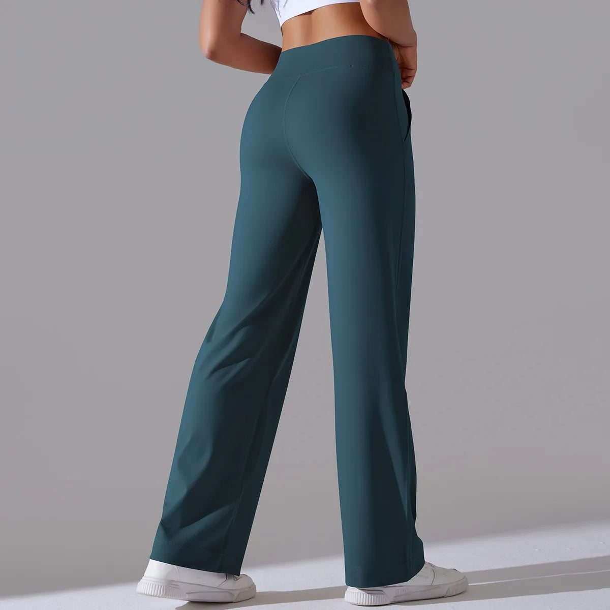 Jovenna — Wide-Leg Contour Pants with Soft 4-Way Stretch Fabric
