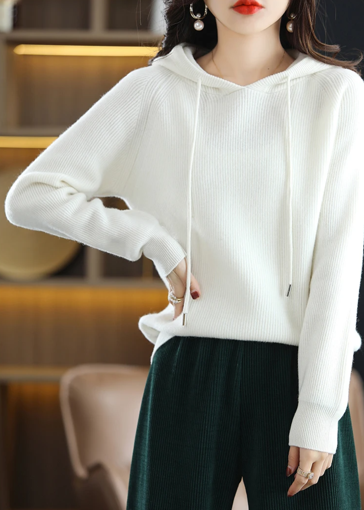 Norla — Soft Wool Cashmere Hoodie with Lightweight Insulation