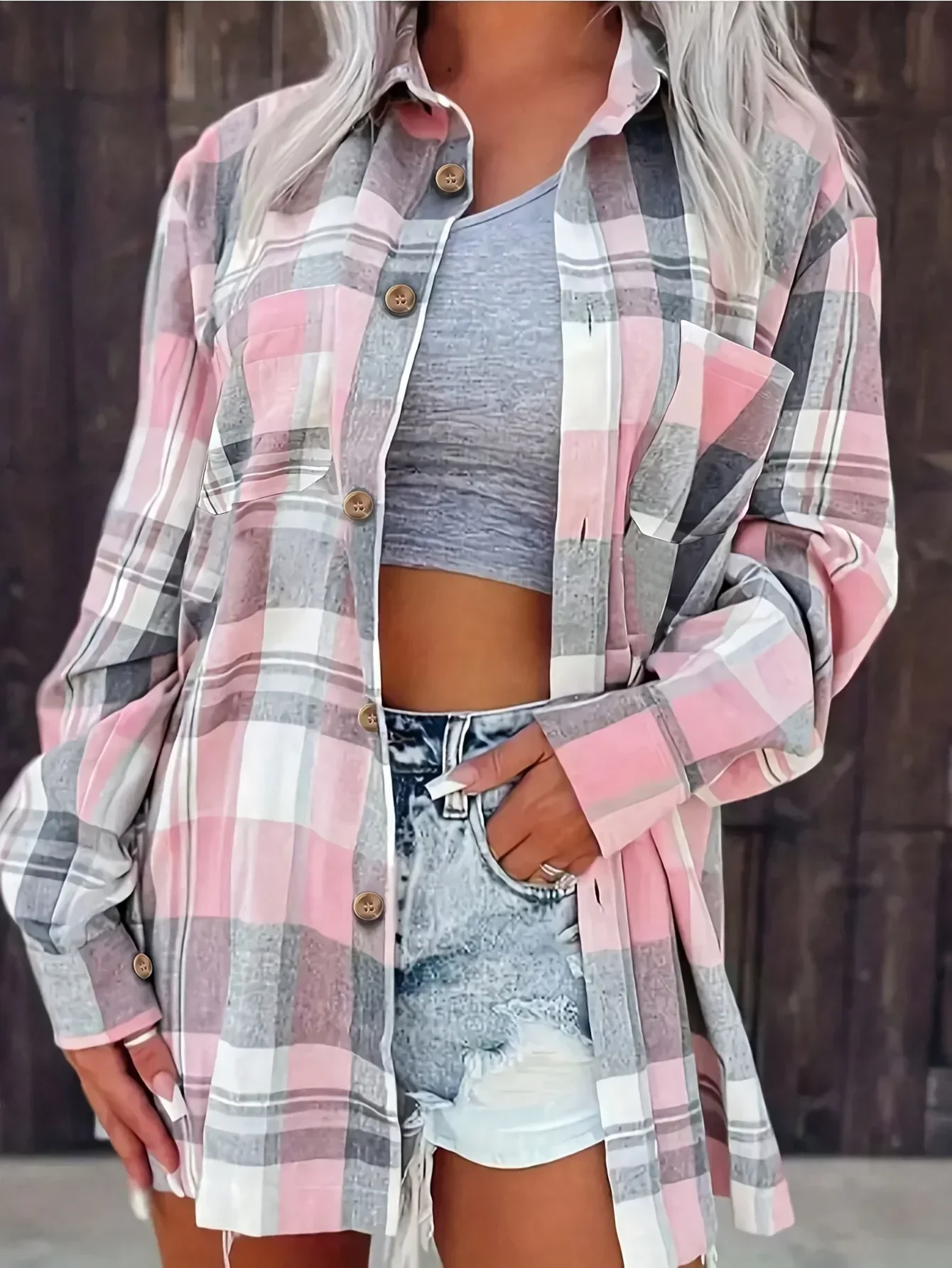 PlaidFlex™ — Effortless Comfort That Moves With Your Confidence
