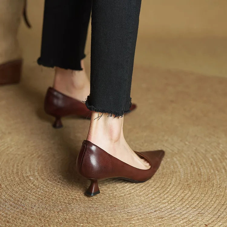 Premium Leather Pumps™ — Unleash All-Day Power and Effortless Elegance