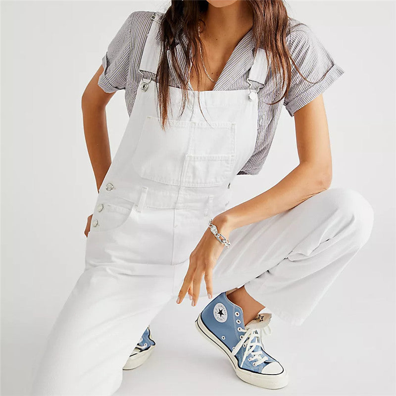 Vistara Overalls — Comfortable Flexible Denim with Adjustable Straps