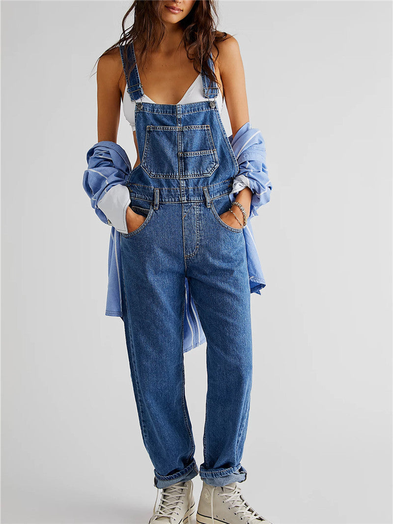 Vistara Overalls — Comfortable Flexible Denim with Adjustable Straps
