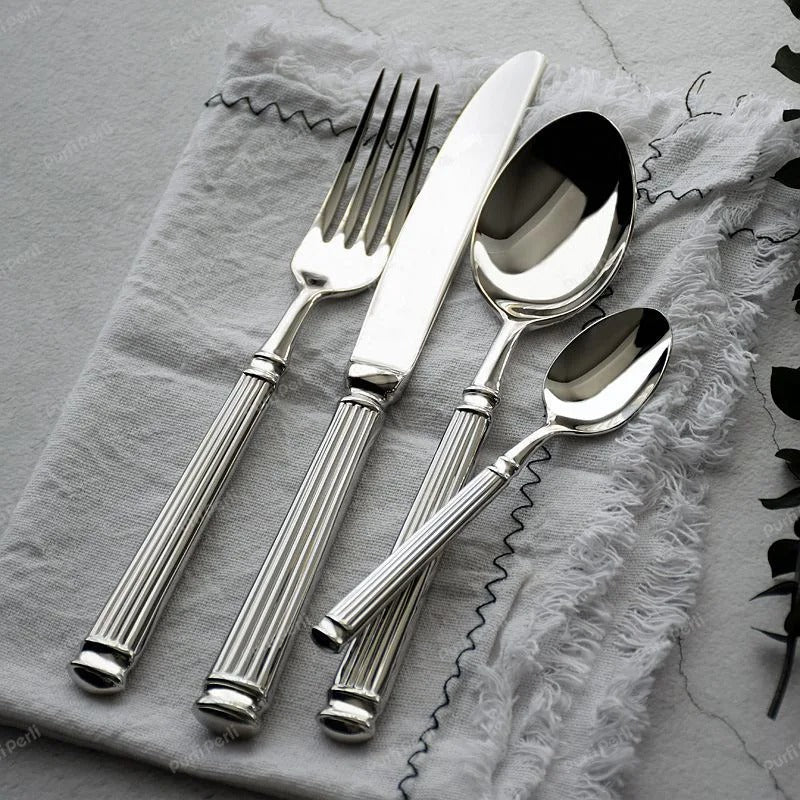 VeroLux™ Elite Flatware — Command Respect and Dine Like Royalty Every Time