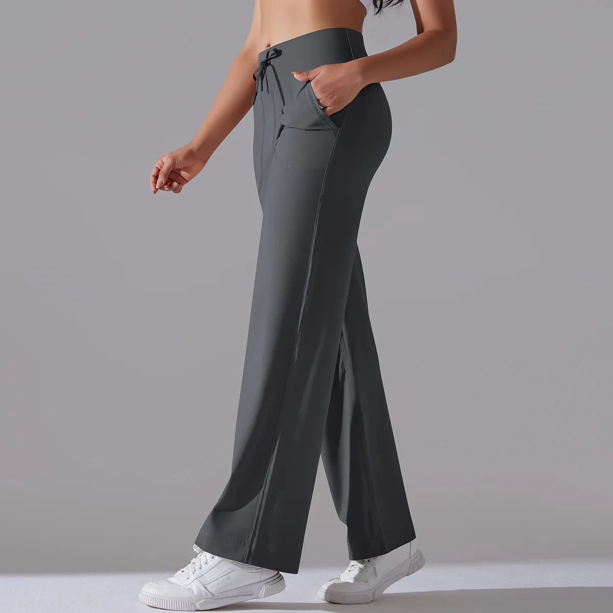 Jovenna — Wide-Leg Contour Pants with Soft 4-Way Stretch Fabric