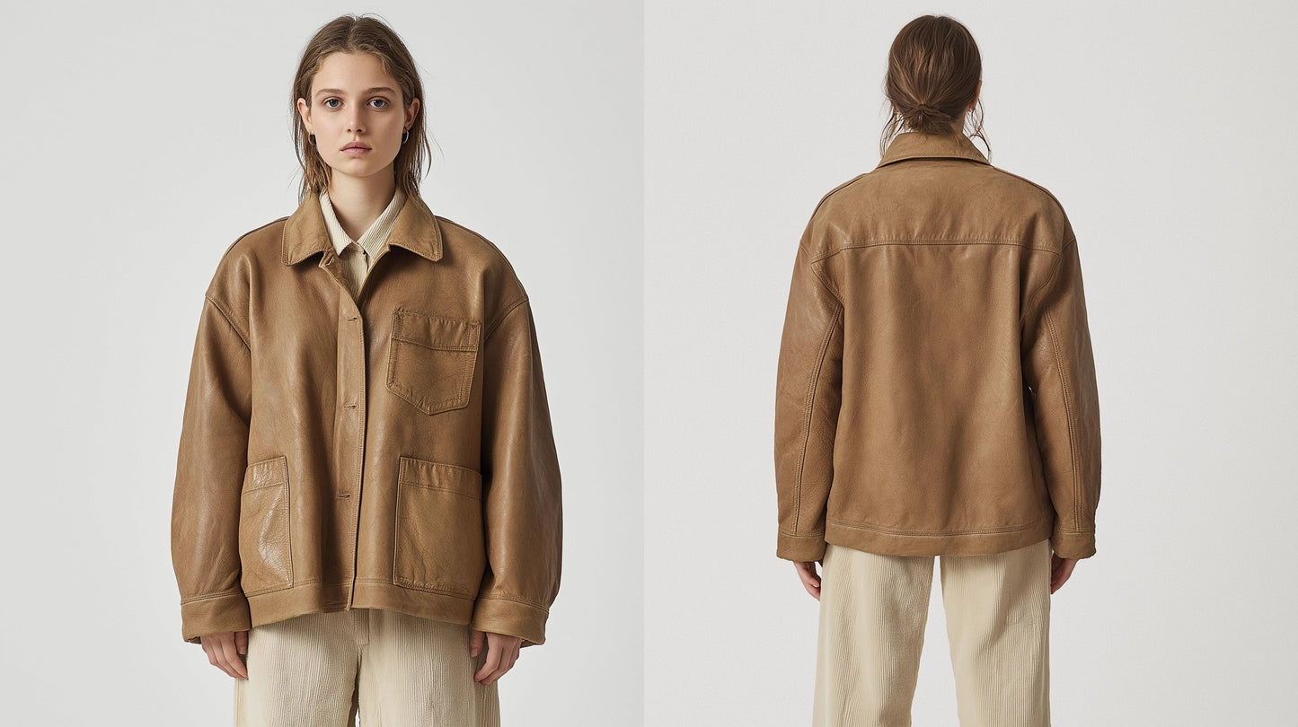 Tan Brown Leather Jacket™ — Ignite Unstoppable Confidence and Own Every Room Instantly