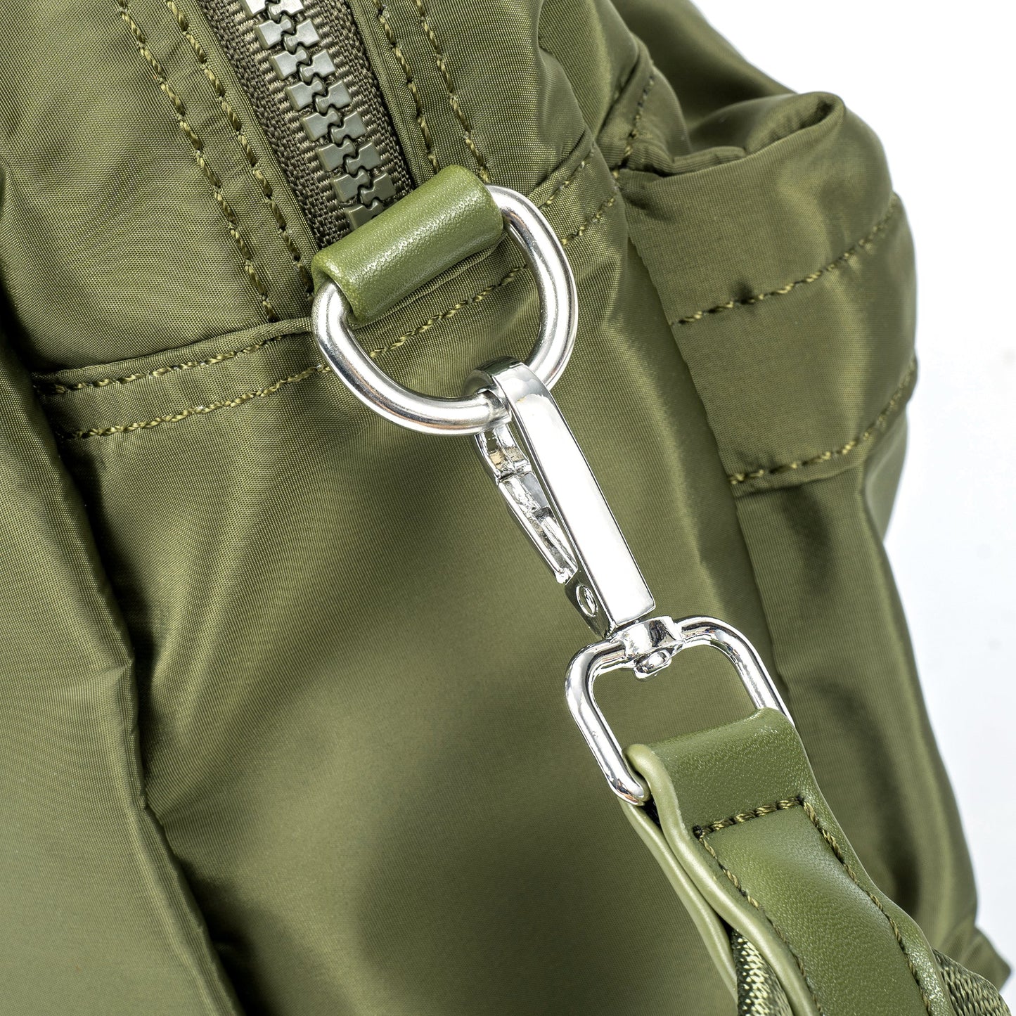 Kalen — Lightweight Nylon Crossbody Bag with Zipper Compartment