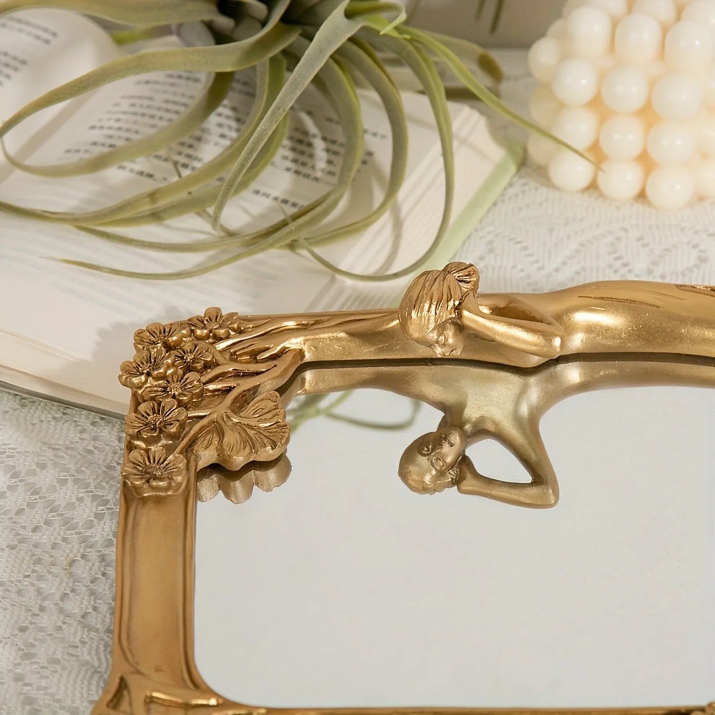 Embossed Floral Mirror™ — Transform Any Space Into Timeless Vintage Luxury