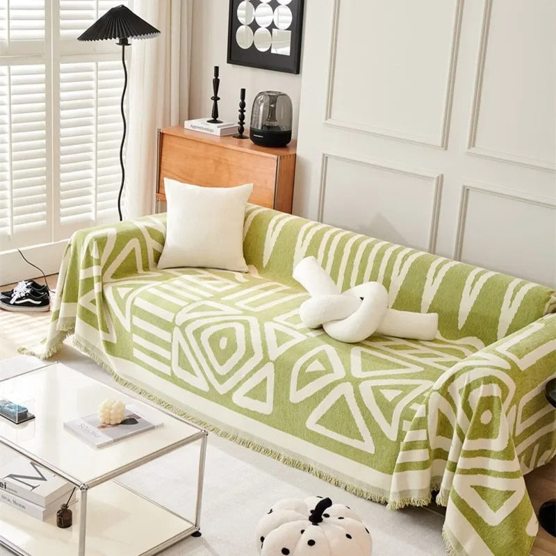 Havenly ā Durable Chenille Couch Cover with Family-Friendly Protection